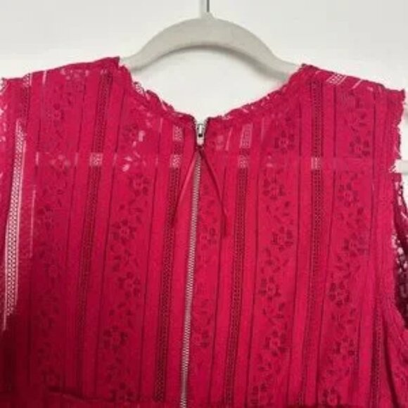 Free People Tu Es La Red Lace Mini Dress (Small) - Picture 4 of 5